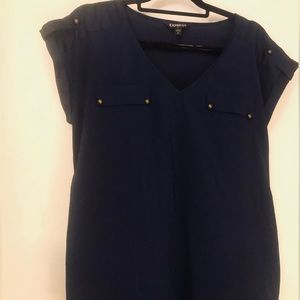 Express Military Style Embellished Tee.